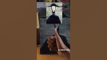 Vẽ bức tranh bị nguyền rủa ￼￼💀 #shorts