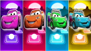 McQueen Monster Car 🆚 Monster Mater Car 🆚 McQueen Green Car 🆚 McQueen Car 🎶- Who is Best?