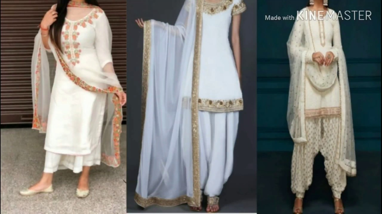 white ethnic wear