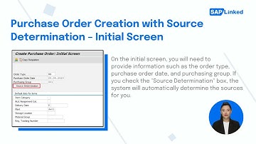 Purchase Order Creation with Unknown Vendor in SAP