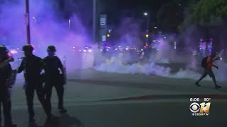 Police Use Of Tear Gas Turns Controversial During Coronavirus Pandemic