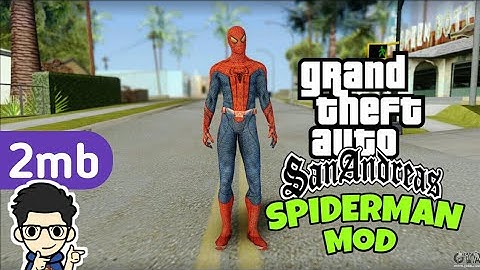 GTA San Andreas SPIDERMAN MOD!|For Android|[2mb]