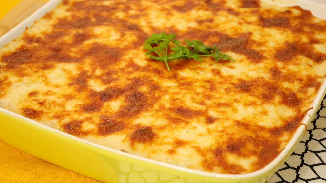 Receita de Bacalhau com Natas e Camarão