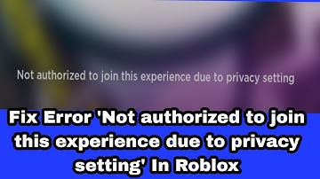 Fix Error 
