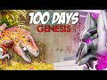 I Spent 100 Days In Ark Genesis... Here's What Happened