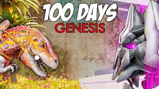 I Spent 100 Days In Ark Genesis... Here's What Happened