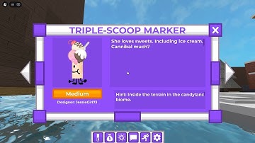 How to get TRIPLE SCOOP MARKER in FIND THE MARKERS [NEW UPDATE] ROBLOX !