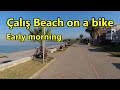 A cycle ride along Çalış Beach promenade in Turkey