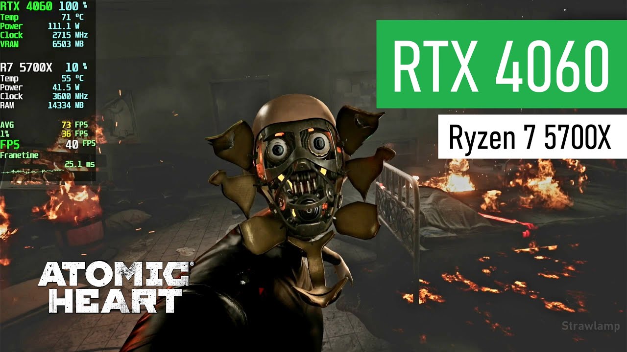 Atomic Heart | RTX 4060 8GB | Ryzen 7 5700X