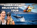 😱 SHOCKING SURPRISE!! WE WEREN&#39;T EXPECTING THIS TO HAPPEN! WHALE BREACHES ON VOLCANO HELICOPTER TOUR