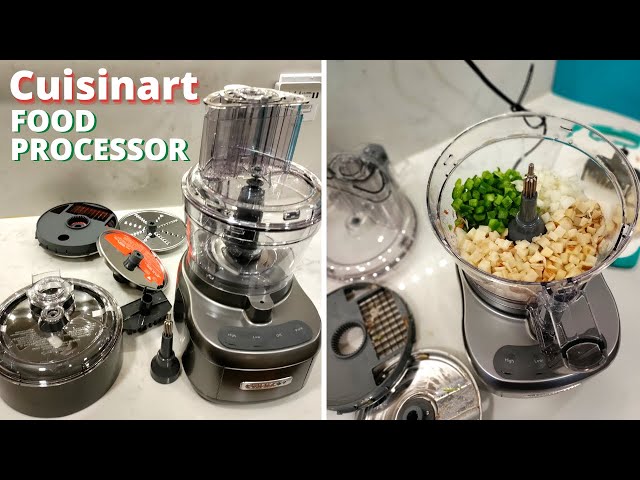 Cuisinart Elemental 13 Cup Food Processor & Dicing Kit - Gray, Silver