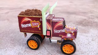 How to make Dump Truck with recyclable materials