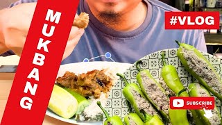 ASMR MUKBANG | NASI LEMAK | LADA SOLOK | DAGING GULAI PADU