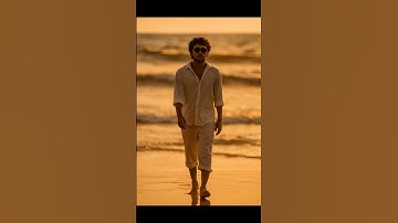 Walking Alone on the Seaside Sands|Cinematic Vibes🌊#chatgpt #chatgptprompts #prompt #trendingshorts