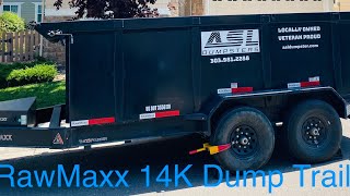 RawMaxx 14k Dump Trailer | Operation and review!