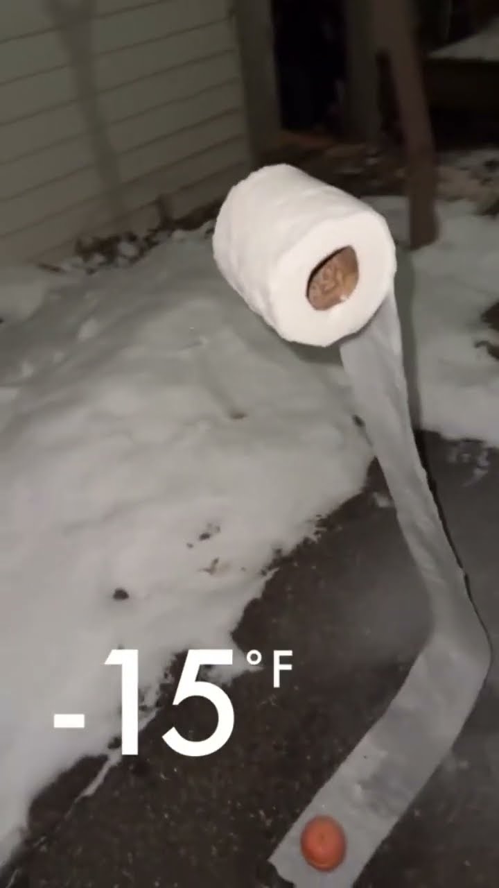 Bro like snowman yeah that toilet paper is crazy