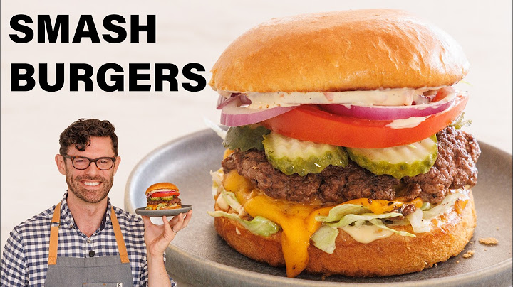 Easy Smash Burger Recipe
