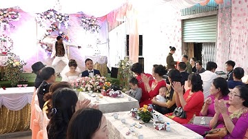 MC đám cưới Hải Phòng nhảy điệu bắn súng Chiếc Khăn Piêu vui nhộn cả ông bà già