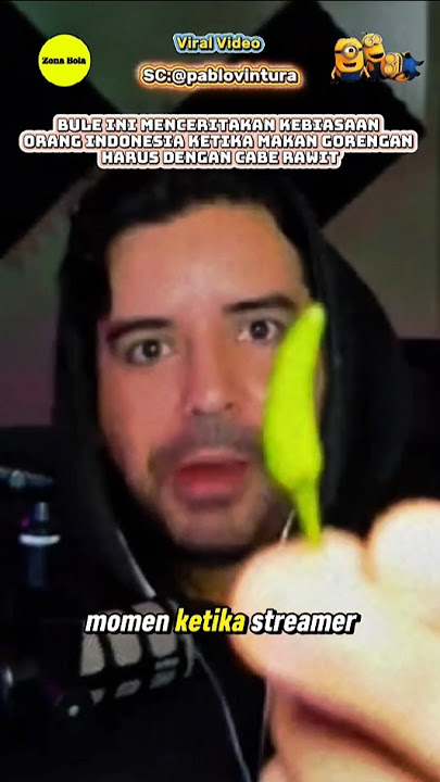 Download lagu Bule ini menceritakan kebiasaan orang Indonesia makan gorengan harus pakai cabe rawit #shorts