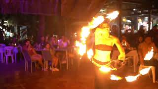 Fire Show El Panchan, Palenque, Chiapas, México 🇲🇽 2022