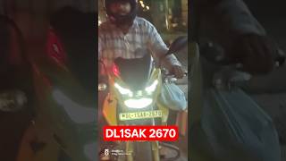 Dangerous driving (wrong side), DL1SAK2670, #delhitrafficpolice #delhipolice #trafficrules