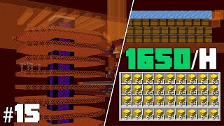 Construí una Granja de Oro (+1650bloques/h) - STQ #15