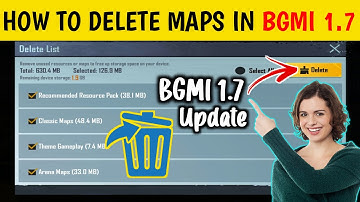 How To Delete Maps In Bgmi 1.9 | How To Delete Map In Pubg Mobile | Bgmi Me Maps Kaise Delete Kare