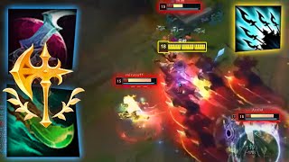 Rank 1 Hecarim : 1v9 DESTROYING High Elo - Engsub