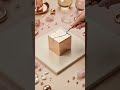 【4K】【ASMR】Rose Gold Cube Flattening With Relaxing Texture Sounds