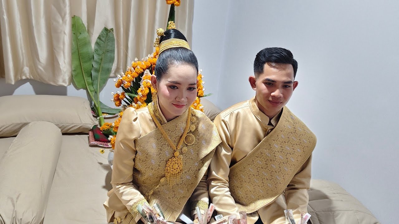 งานแต่งบ่าวเฮียงที่บ้านเจ้าสาว//ງານແຕ່ງບ່າວຮຽງທີ່ບ້ານເຈົ້າສາວ//Phurda ภูรดา สาวลาว🇱🇦