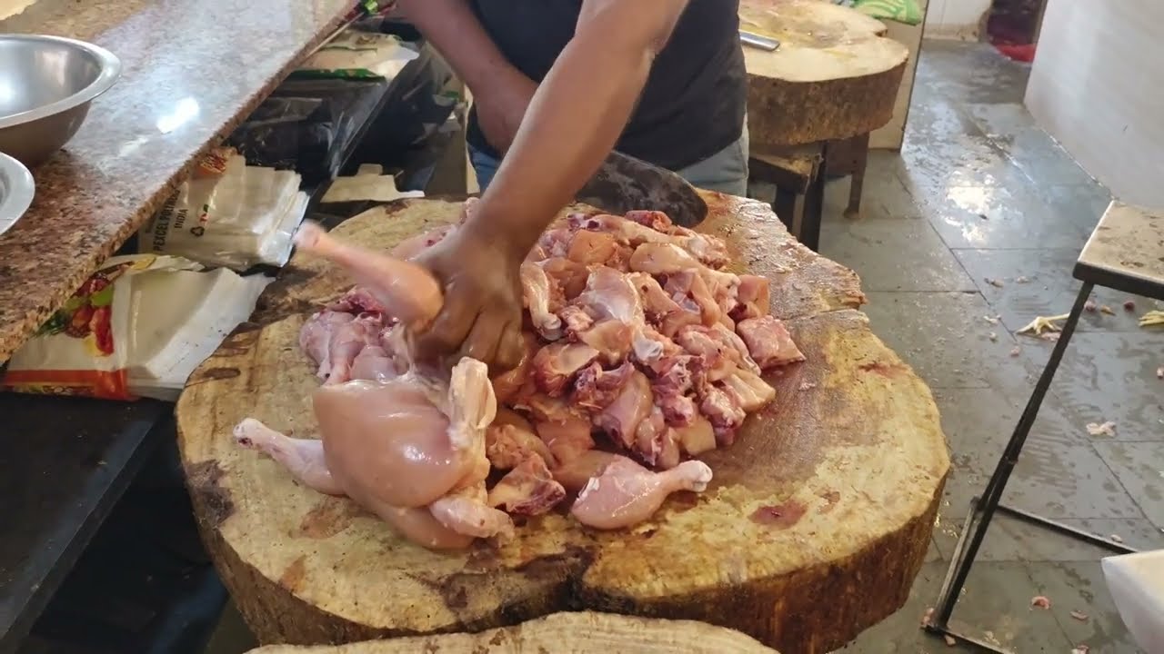 chicken curry peices cutting best cutting 2160PQHD best style cutting videos