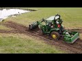 Digging a Swale With a Box Blade and Improving Drainage to the Pond