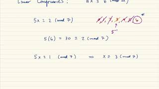 Linear Congruences (Overview)
