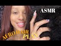 Asmr girl in the back of the class plays with your afro hair play