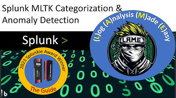 Splunk Machine Learning Categorization and Anomaly Detection Models