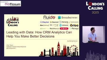 Leading with Data How CRM Analytics Can Help You Make Better Decisions with Chris Taylor at LC23
