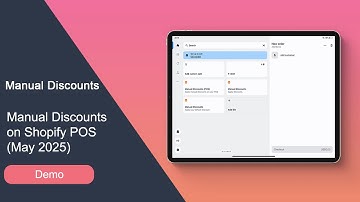 Manual Discounts on Shopify POS (May 2025)