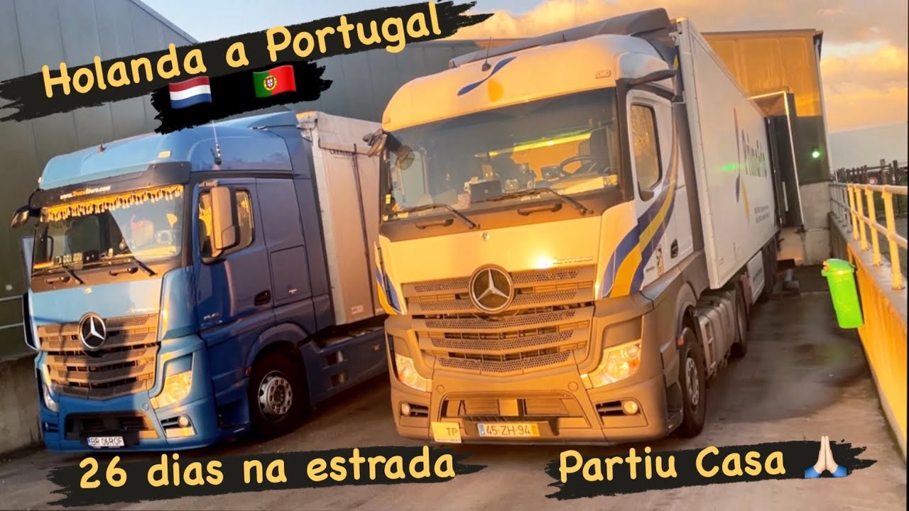 Viagem da Holanda para Portugal / Após 26 dias, Partiu Casa 🙏🏻