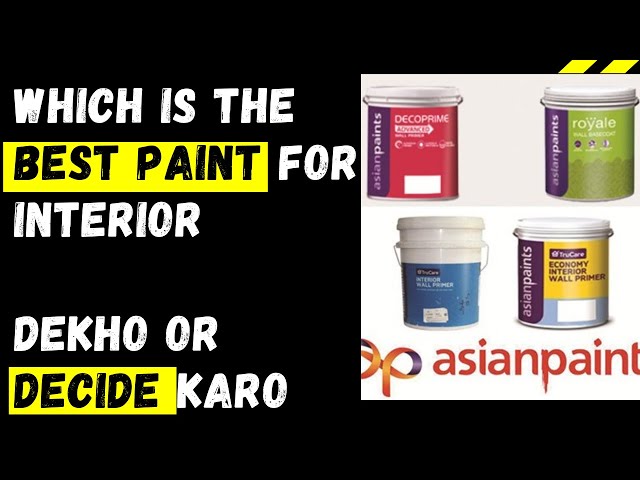 Difference between asian tractor emulsion premium, royale, apcolite,  Washable Paint, Plastic Paint. - YouTube