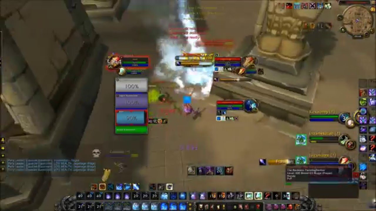 Destro / Frost MLPriest 3v3 Arena - WoW PvP WoD 6.2 Mage Gameplay #2