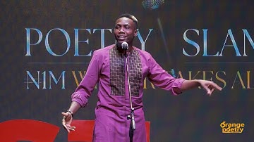 AFOLABI OLAYINKA BELLO  - LIPFEST22 POETRY SLAM (Second Round) || Orange Poetry