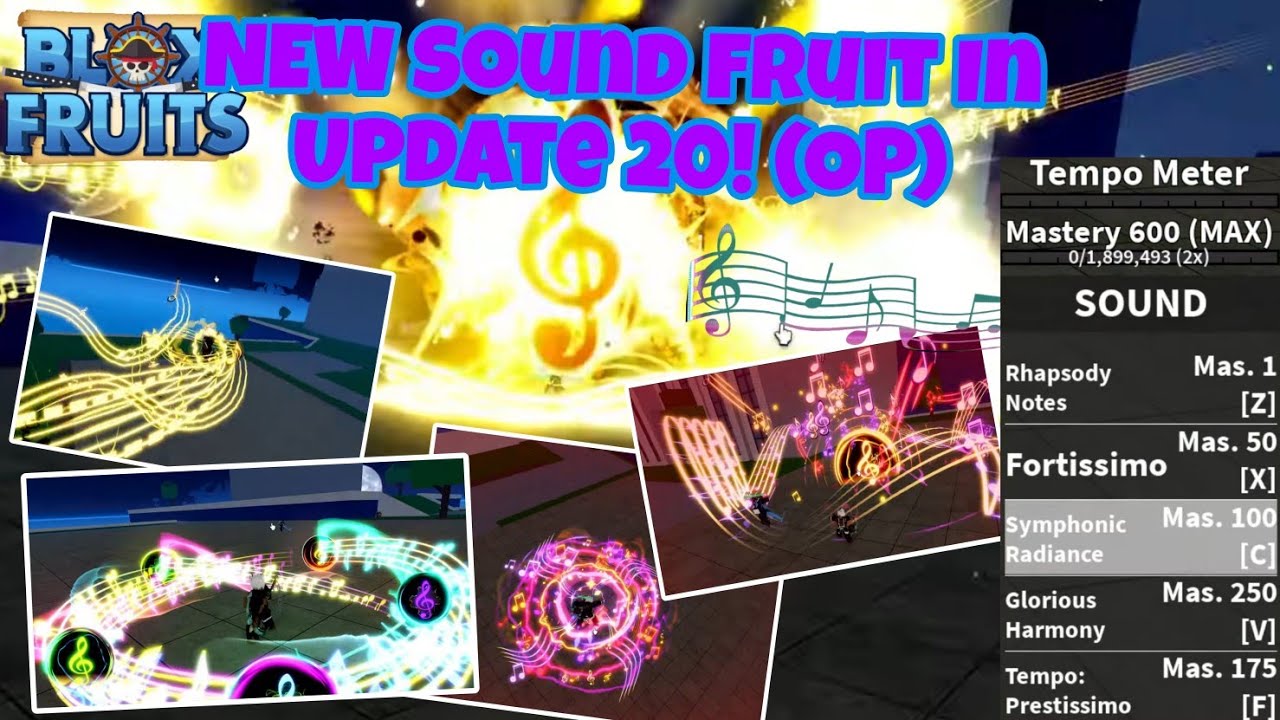 Best sound combo🎼🎼📣 #Bloxfruits #update20