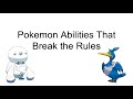 A powerpoint about rulebreaking abilities