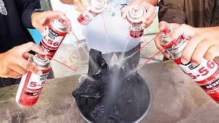 木炭と「KURE5-56」で超着火剤を作りたいんだ!