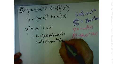 AP Calculus 3.6 The Chain Rule HW 17