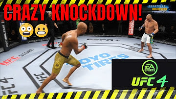 Running Flying Kick Knockdown! UFC 4