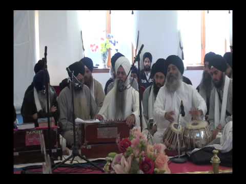 Giani Gurdev Singh Ji Australia with Bhai Raghbir Singh Ji on Tabla Jersey Smagam 2009