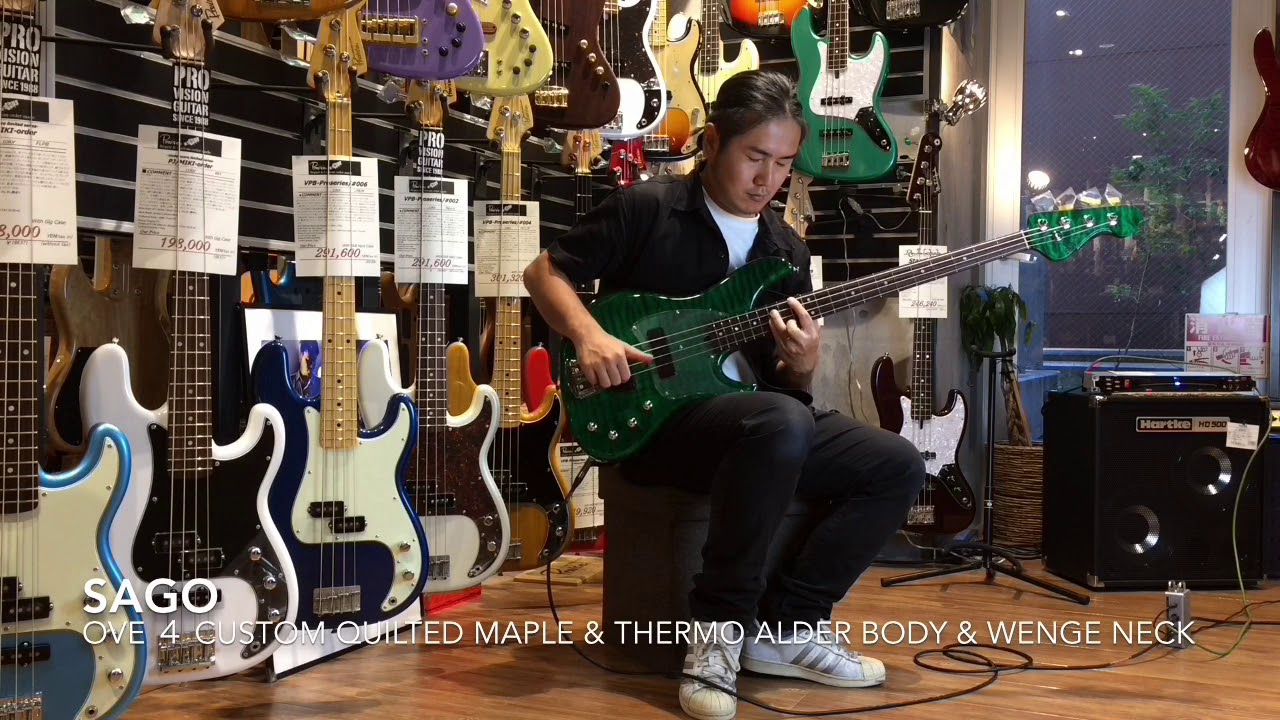 ベース Sago Ove4 Ove4-custom | Sago New Material Guitars