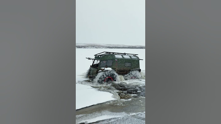 Секрет проходимости вездехода Тайфун