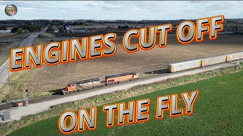 Manned Helpers Detach on the Fly (most of the time) - Byron Hill, WI  Canadian National